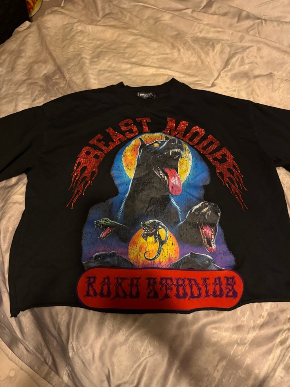 Kids "Beast Mode" Graphic Tee - Black